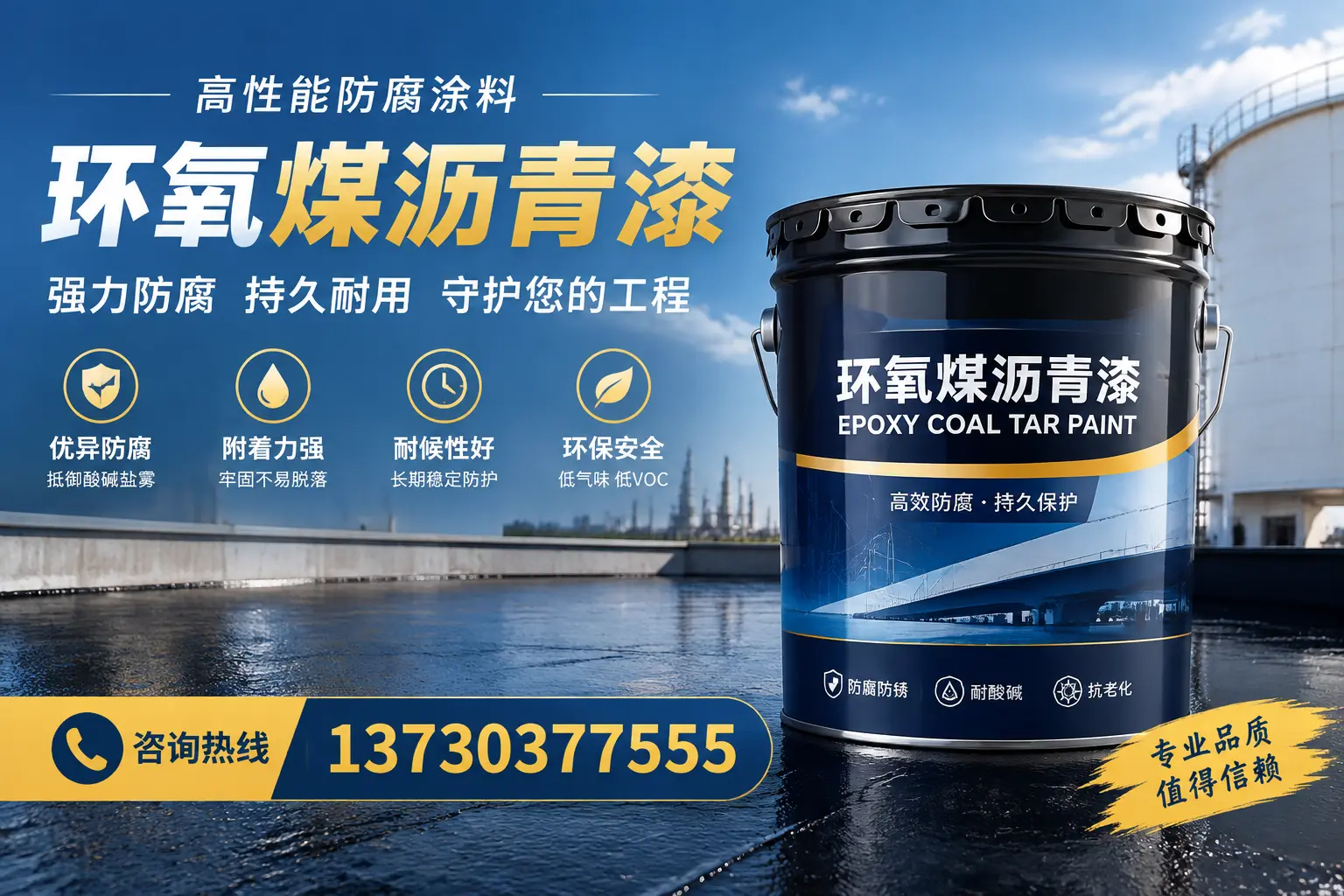 环氧煤沥青漆的耐久性分析，适合辉南的使用场景
